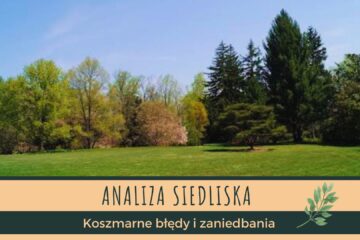 błędy analiza siedliska ogród